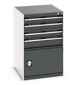 Bott Cubio drawer cabinet with overall dimensions of 650mm wide x 750mm deep x 1000mm high... Bott Cubio Tool Storage Drawer Units 650 mm wide 750 deep